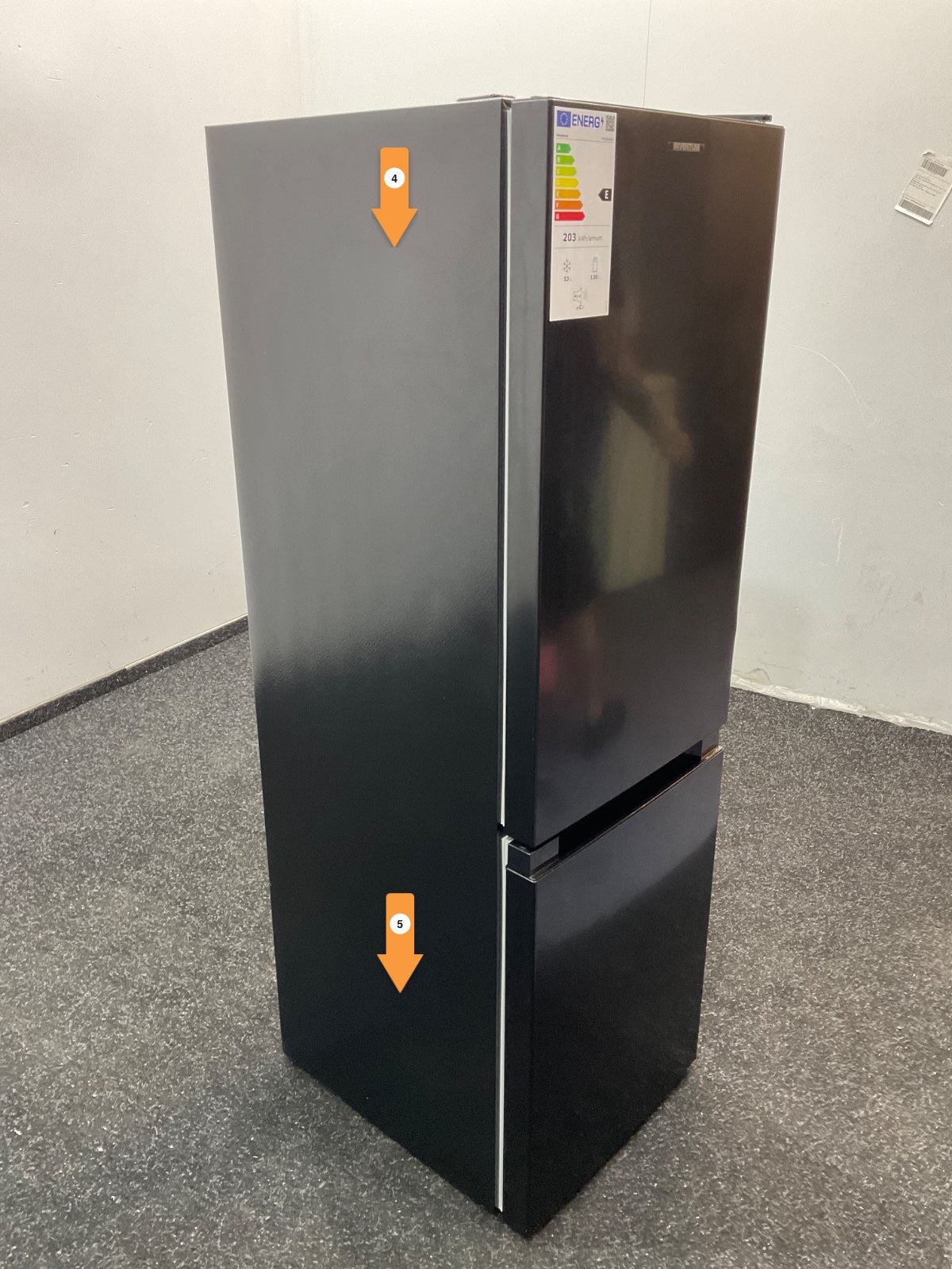 Inventum koelkast KV1501B - Vrijstaand - Zwart