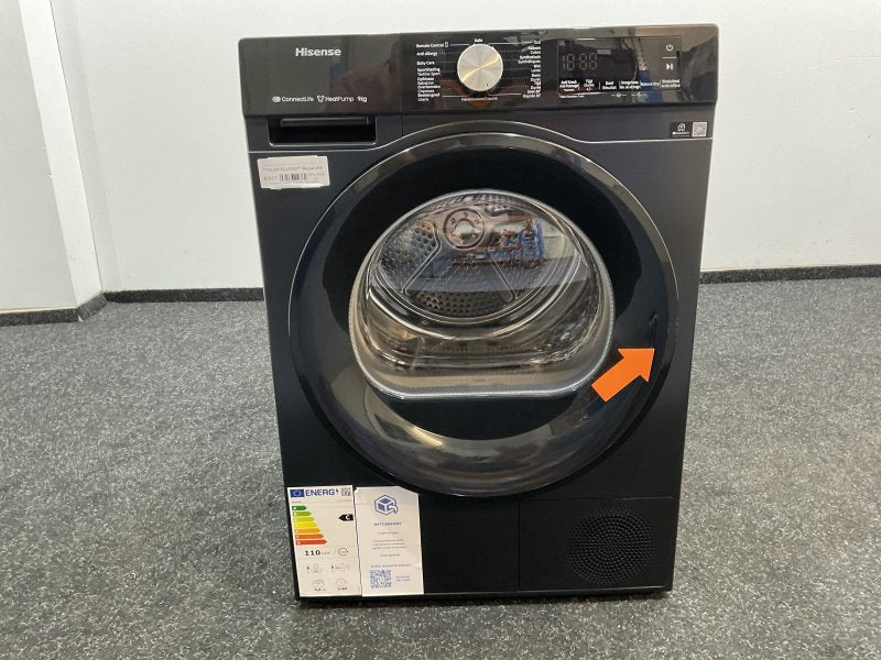 Hisense warmtepompdroger 3S Serie DH3S902BB3 - Zwart
