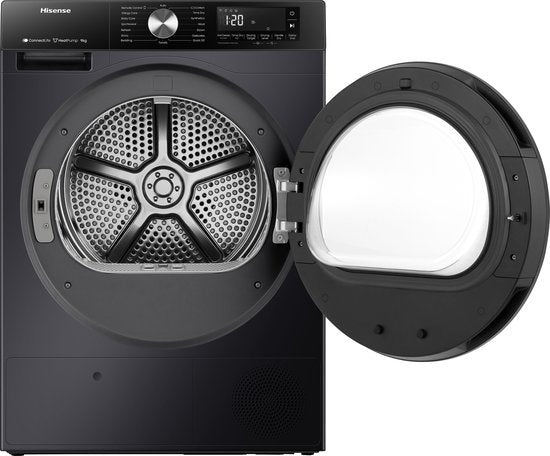 Hisense warmtepompdroger 3S Serie DH3S902BB3 - Zwart