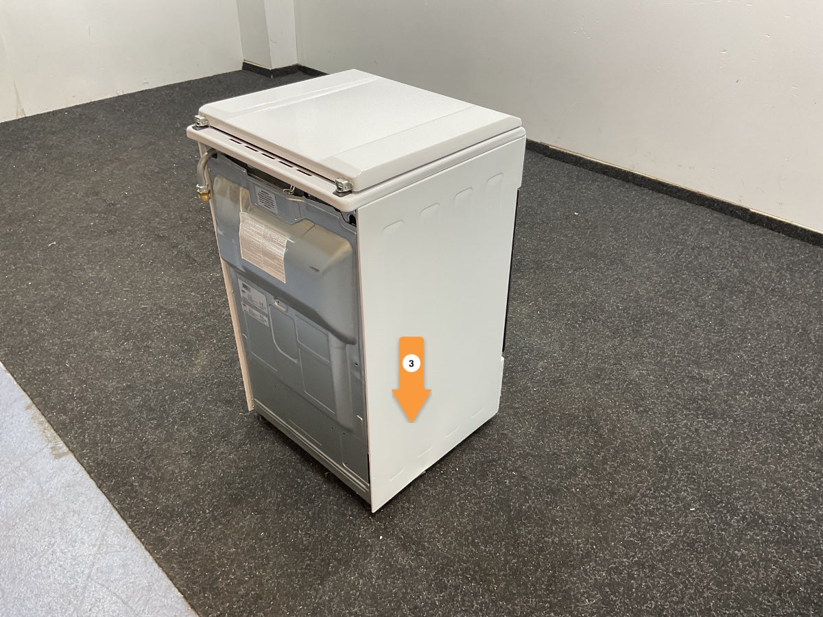 Everglades gasfornuis met gasoven EVCK039 - Wit - 50cm