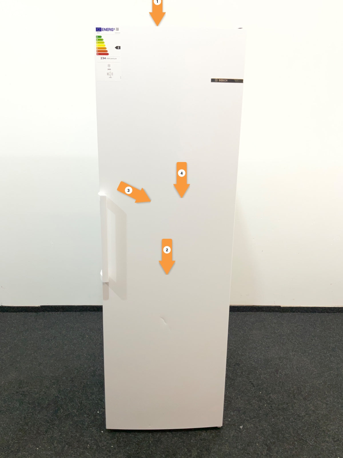 Bosch vrieskast GSN36VWEP - Serie 4 - Wit