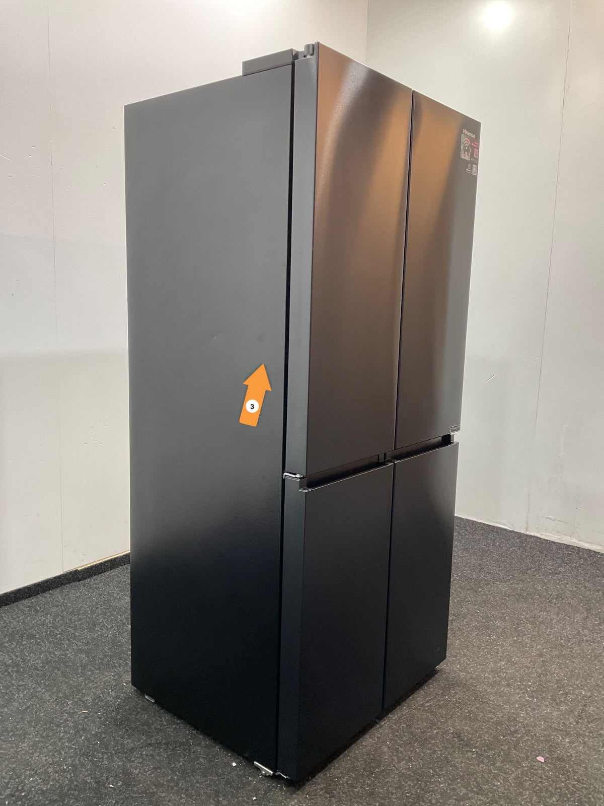 Hisense Amerikaanse koelkast RQ5P470SAFE - Zwart