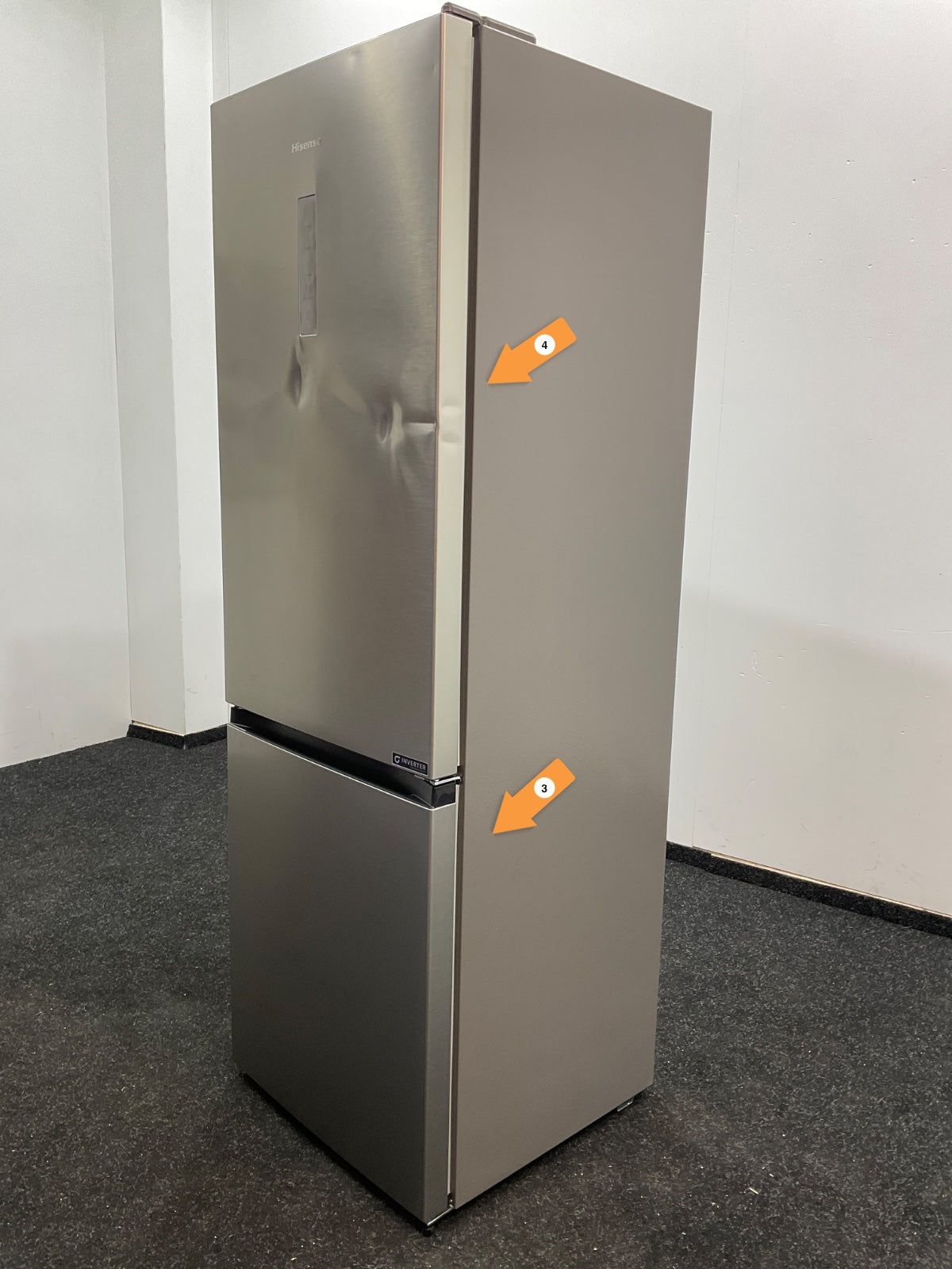 Hisense koelkast RB372N4CCD - vrijstaand