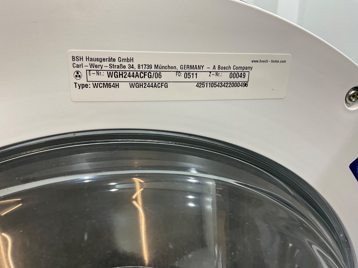 Bosch wasmachine WGH244ACFG - Serie 6 - NL/FR