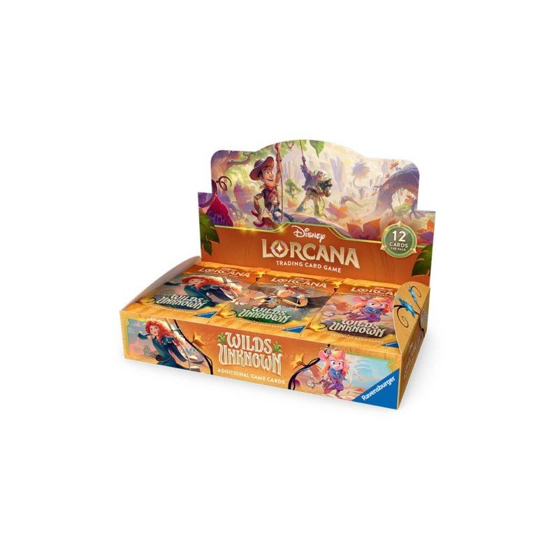 Disney Lorcana: Wilds Unknown – Booster Display (24 packs) | Set 12 | Engelstalig