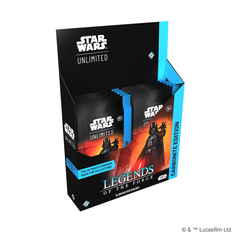 Star Wars Unlimited - Legends of the Force Carbonite Booster Display