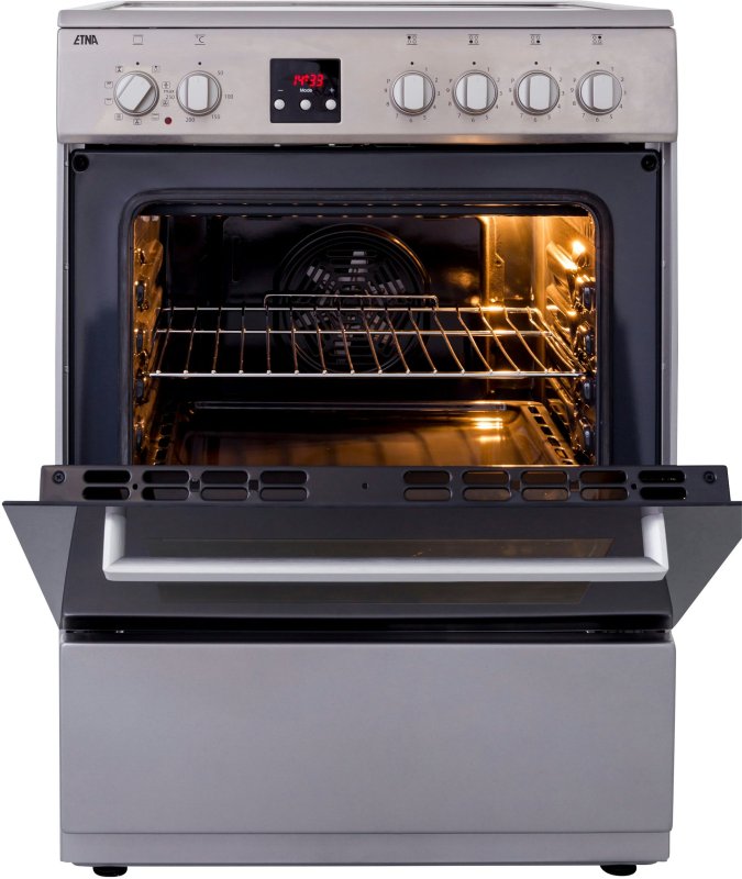 ETNA inductie fornuis FIV760RVS - Vrijstaand - RVS