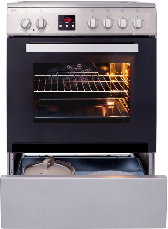 ETNA inductie fornuis FIV760RVS - Vrijstaand - RVS