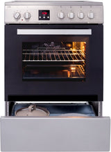 ETNA inductie fornuis FIV760RVS - Vrijstaand - RVS