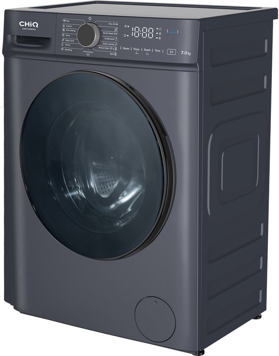 CHiQ wasmachine CW07123863AX - 7 KG - Space Pro - Grijs