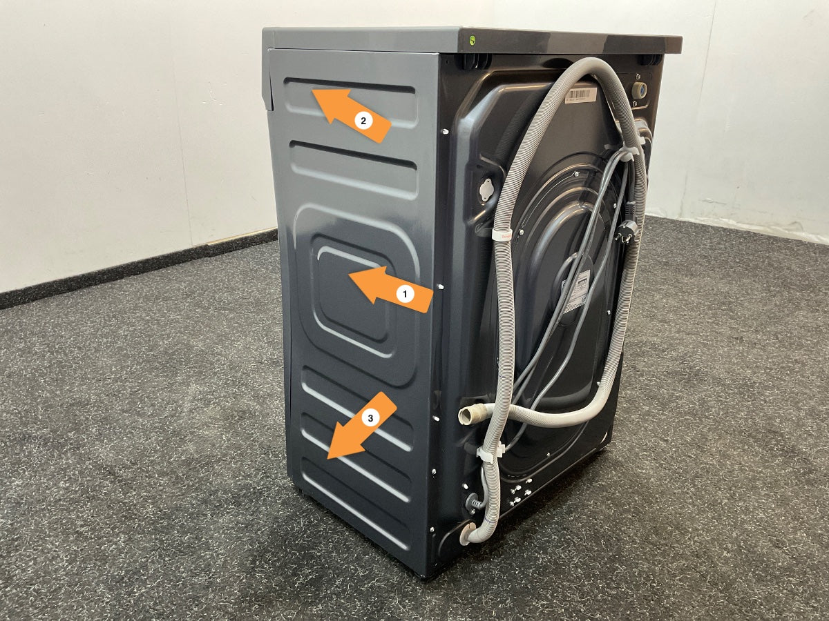 CHiQ wasmachine CW07123863AX - 7 KG - Space Pro - Grijs