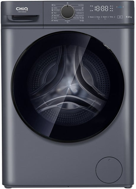 CHiQ wasmachine CW07123863AX - 7 KG - Space Pro - Grijs