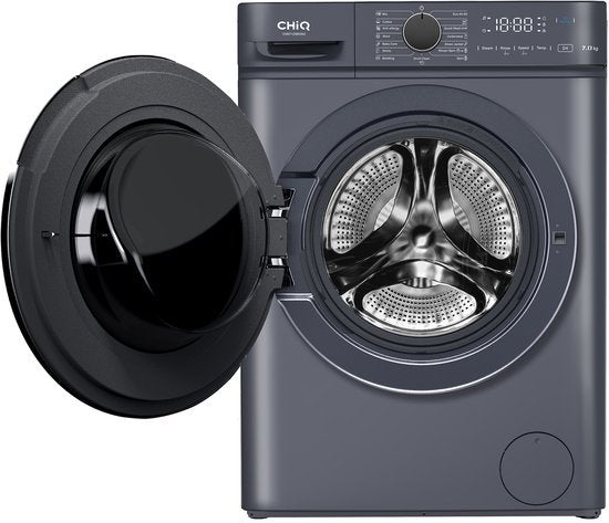 CHiQ wasmachine CW07123863AX - 7 KG - Space Pro - Grijs