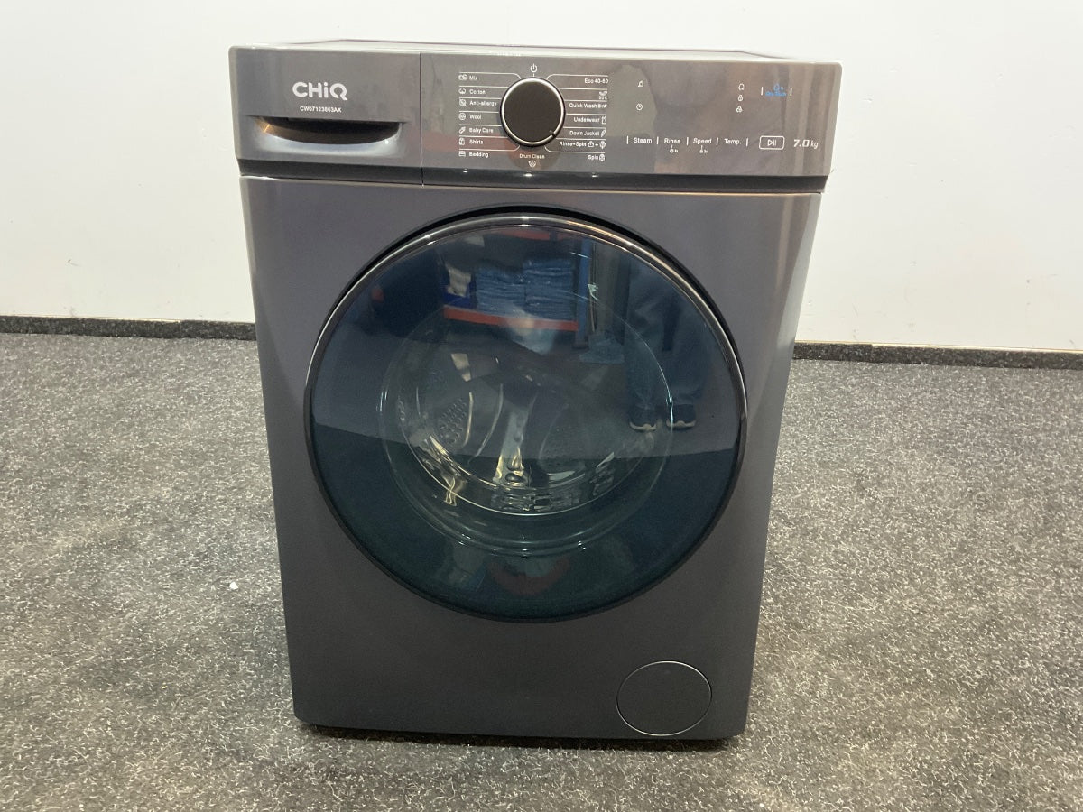 CHiQ wasmachine CW07123863AX - 7 KG - Space Pro - Grijs
