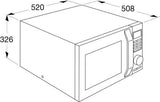 ETNA combi-magnetron CMV328ZT - Vrijstaand - Zwart