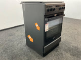 Inventum gasfornuis VFG5020GZWA - Zwart
