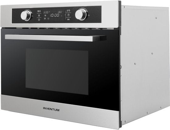 Inventum inbouw combi-magnetron IMC6044RK - RVS/Zwart