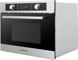 Inventum inbouw combi-magnetron IMC6044RK - RVS/Zwart