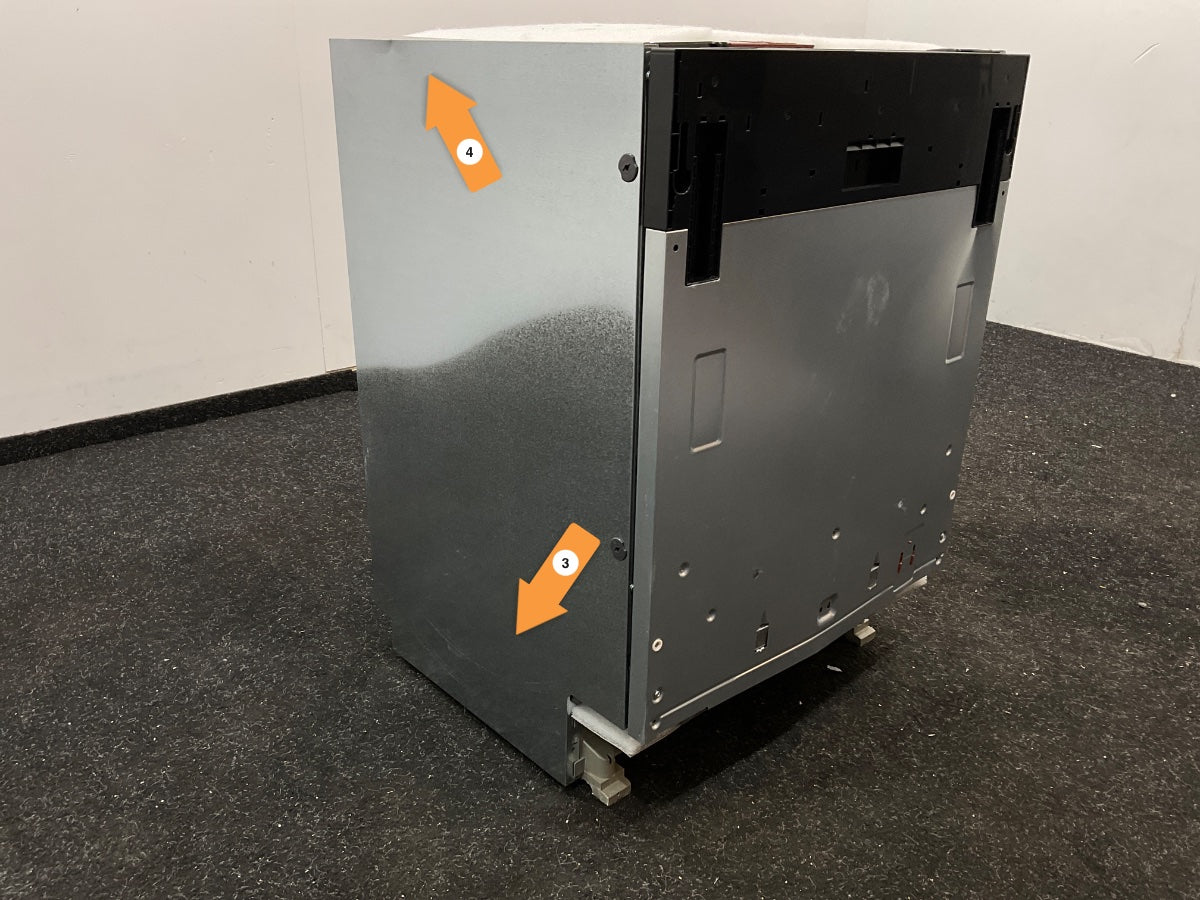Whirlpool inbouw vaatwasser W7IHP40LC - met besteklade