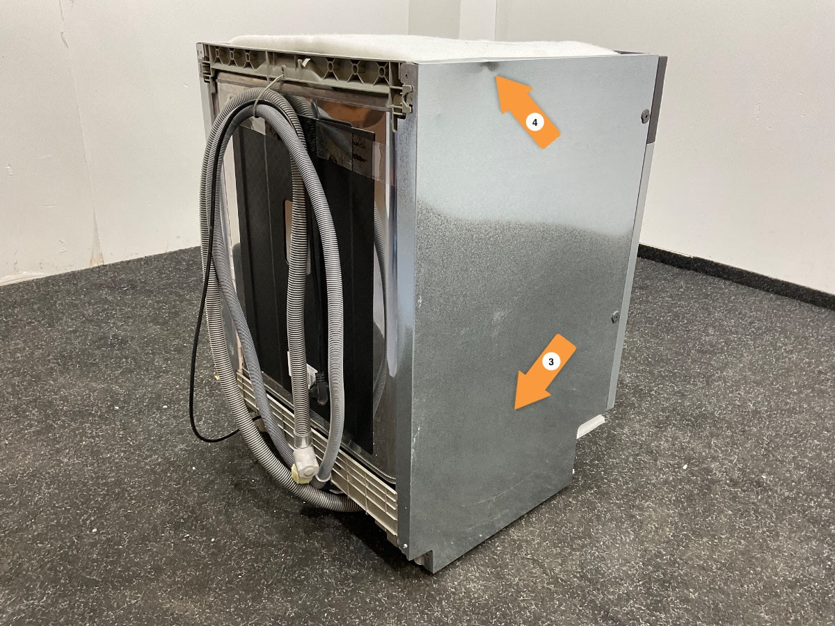 Whirlpool inbouw vaatwasser W7IHP40LC - met besteklade