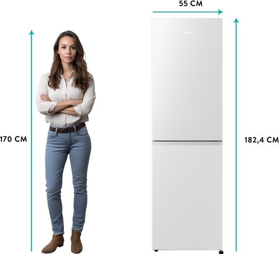 ETNA koelkast KCV282NWIT - Wit - No Frost 