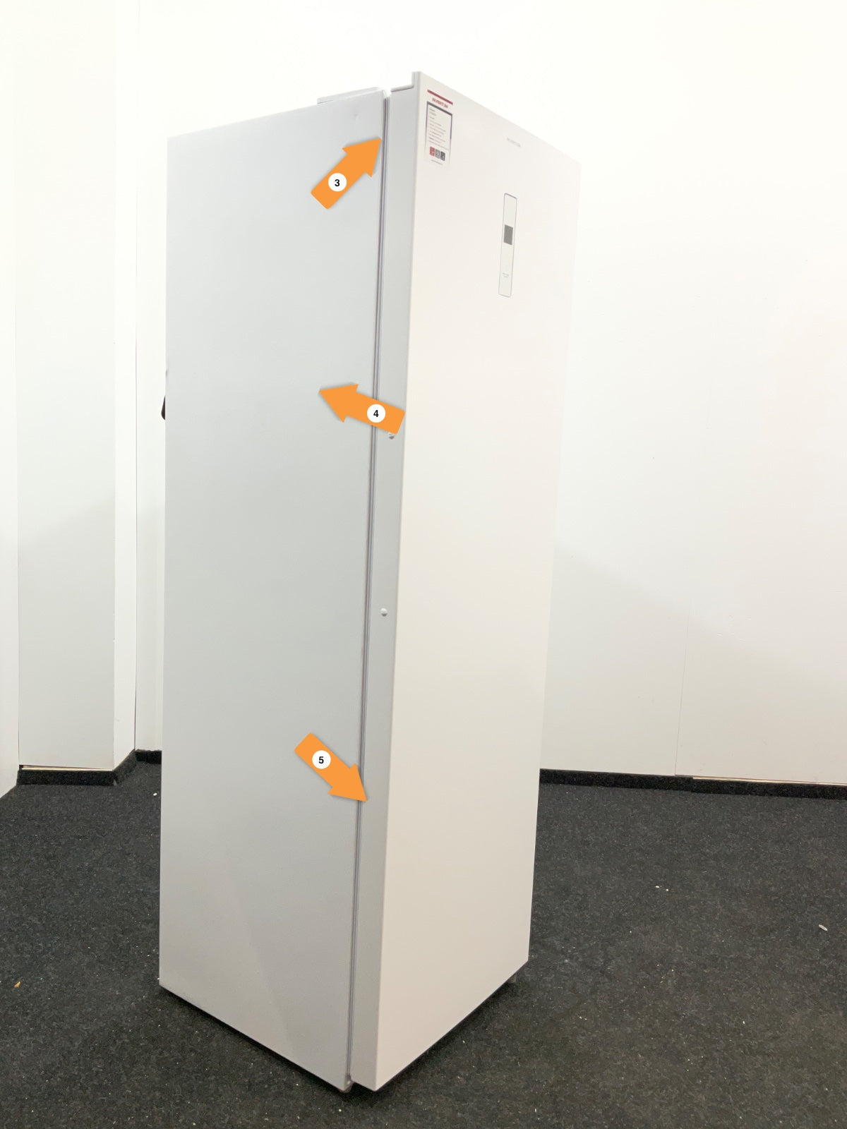 Inventum vrieskast VR1850W - Tot -15°C - Wit