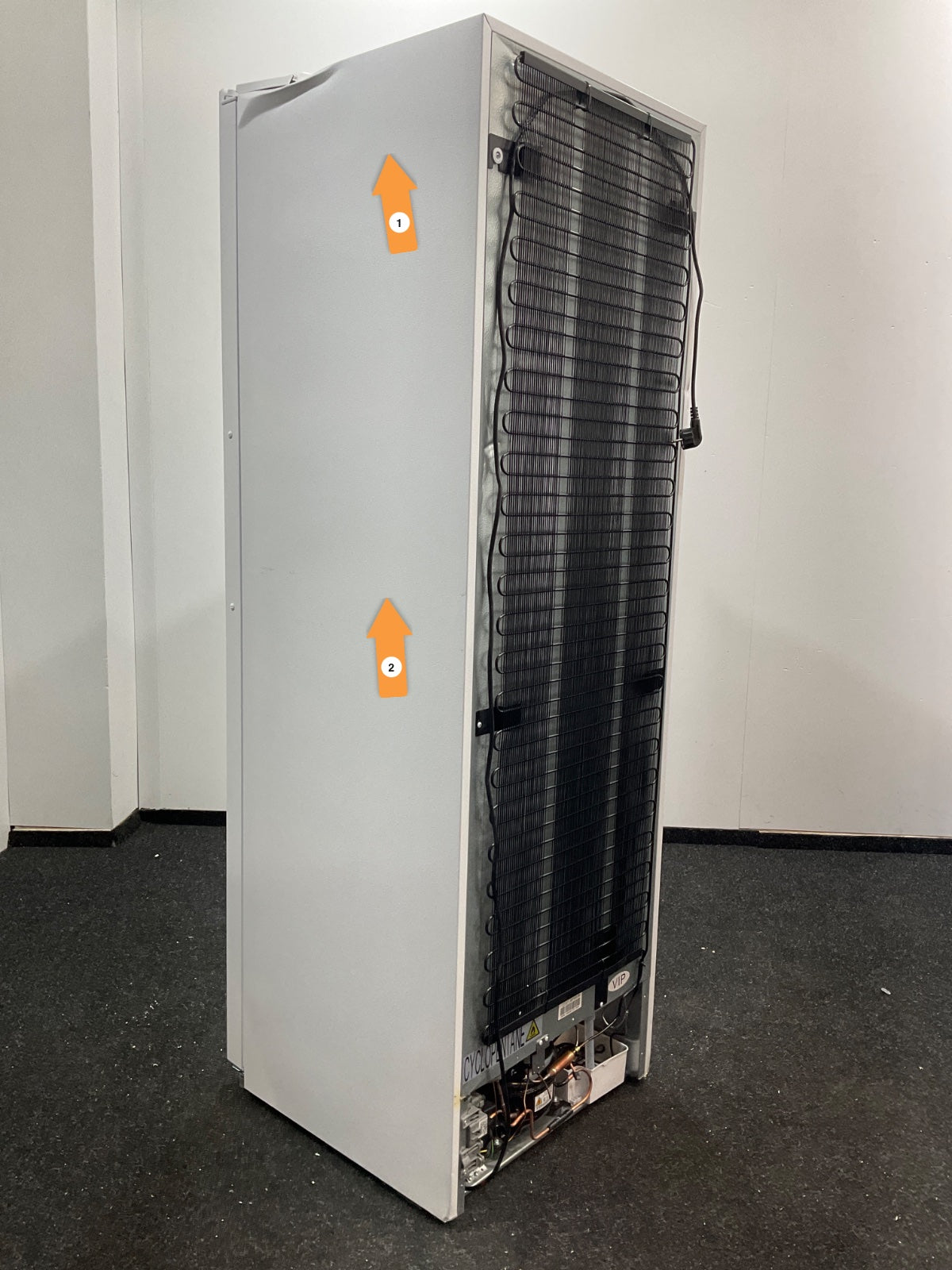 Inventum vrieskast VR1850W - Tot -15°C - Wit
