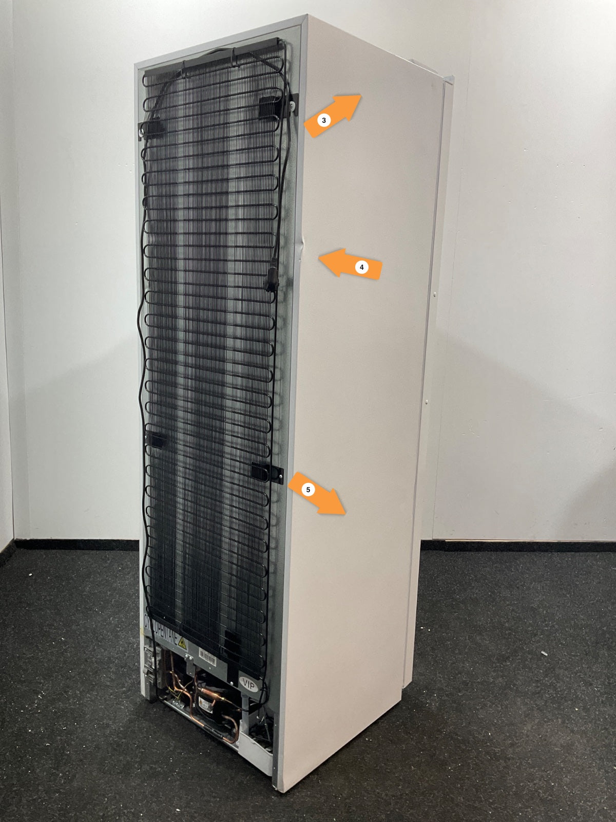 Inventum vrieskast VR1850W - Tot -15°C - Wit