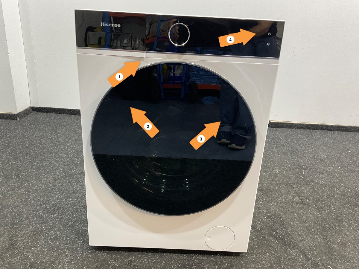 Hisense wasmachine WF5I8043BWF - Wi-Fi