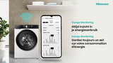Hisense wasmachine WF5I8043BWF - Wi-Fi