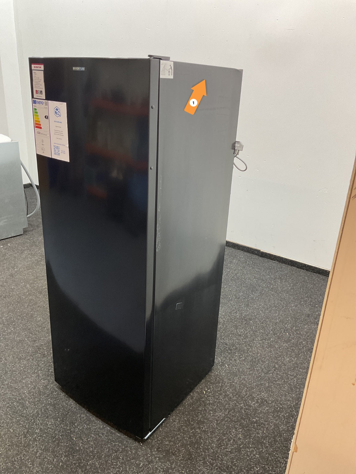 Inventum vrieskast VR1430B - Vrijstaand - Zwart