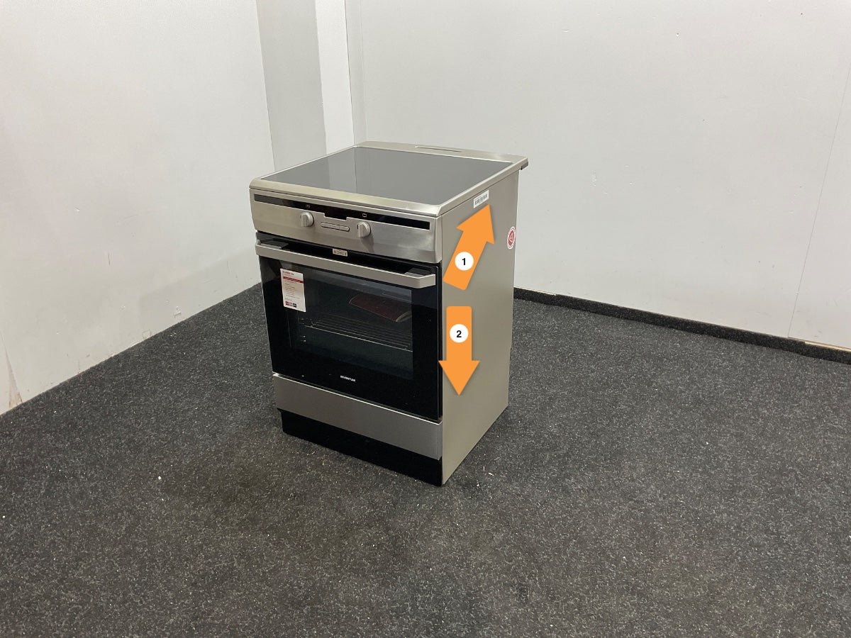 Inventum inductie fornuis VFI6042RVS - RVS/Zwart 