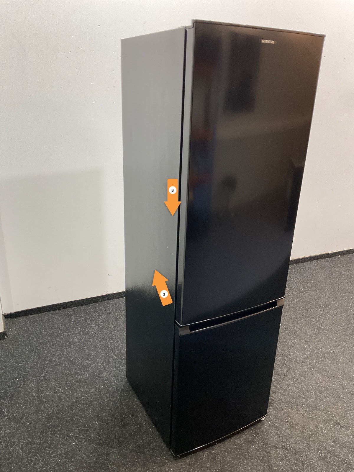 Inventum koelkast KV1808B - Vrijstaand - No Frost