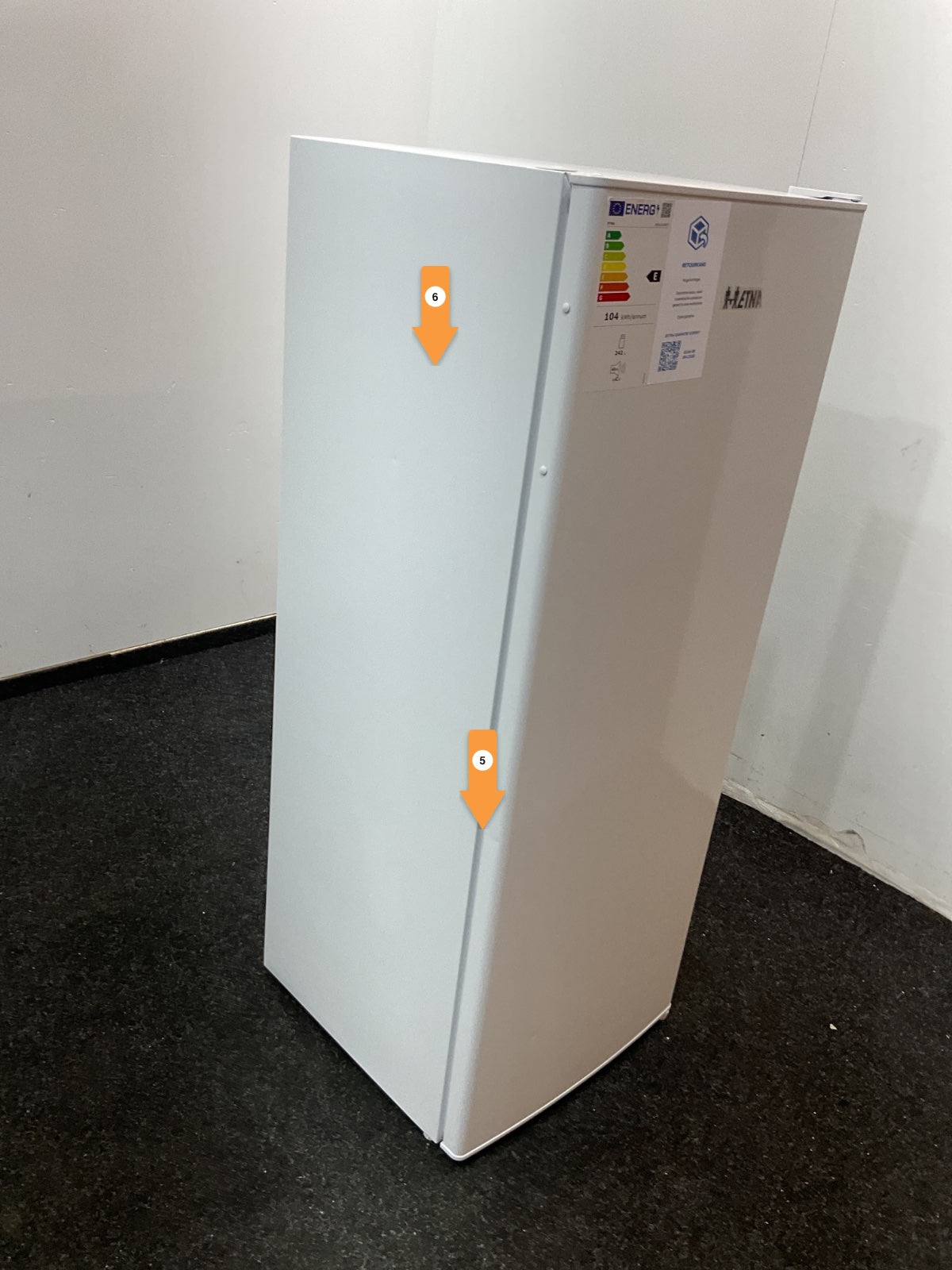 ETNA koelkast KKV143WIT - Wit