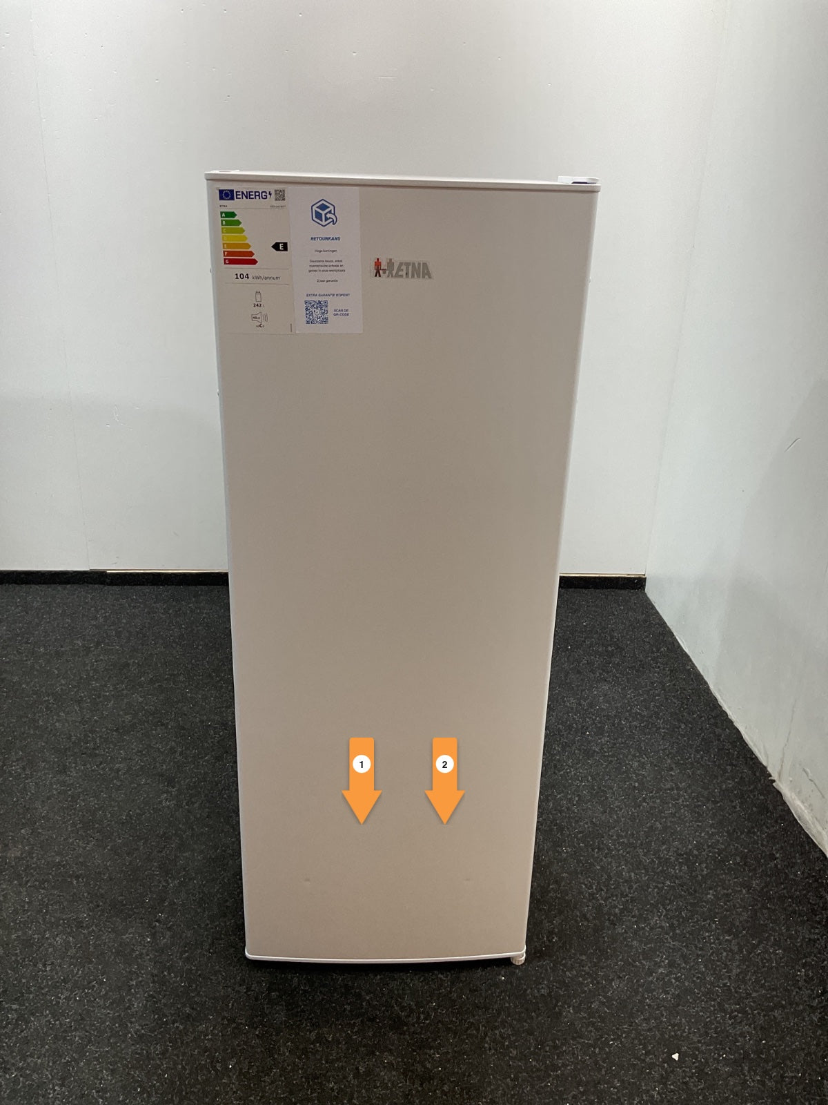ETNA koelkast KKV143WIT - Wit