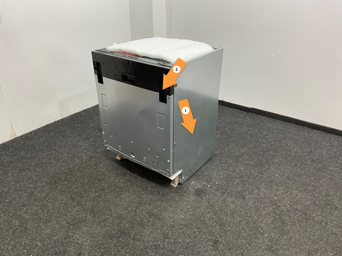 Whirlpool inbouw vaatwasser W7IHP40LC - met besteklade