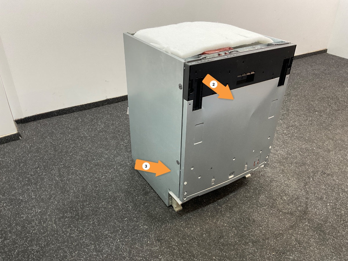 Whirlpool inbouw vaatwasser W7IHP40LC - met besteklade