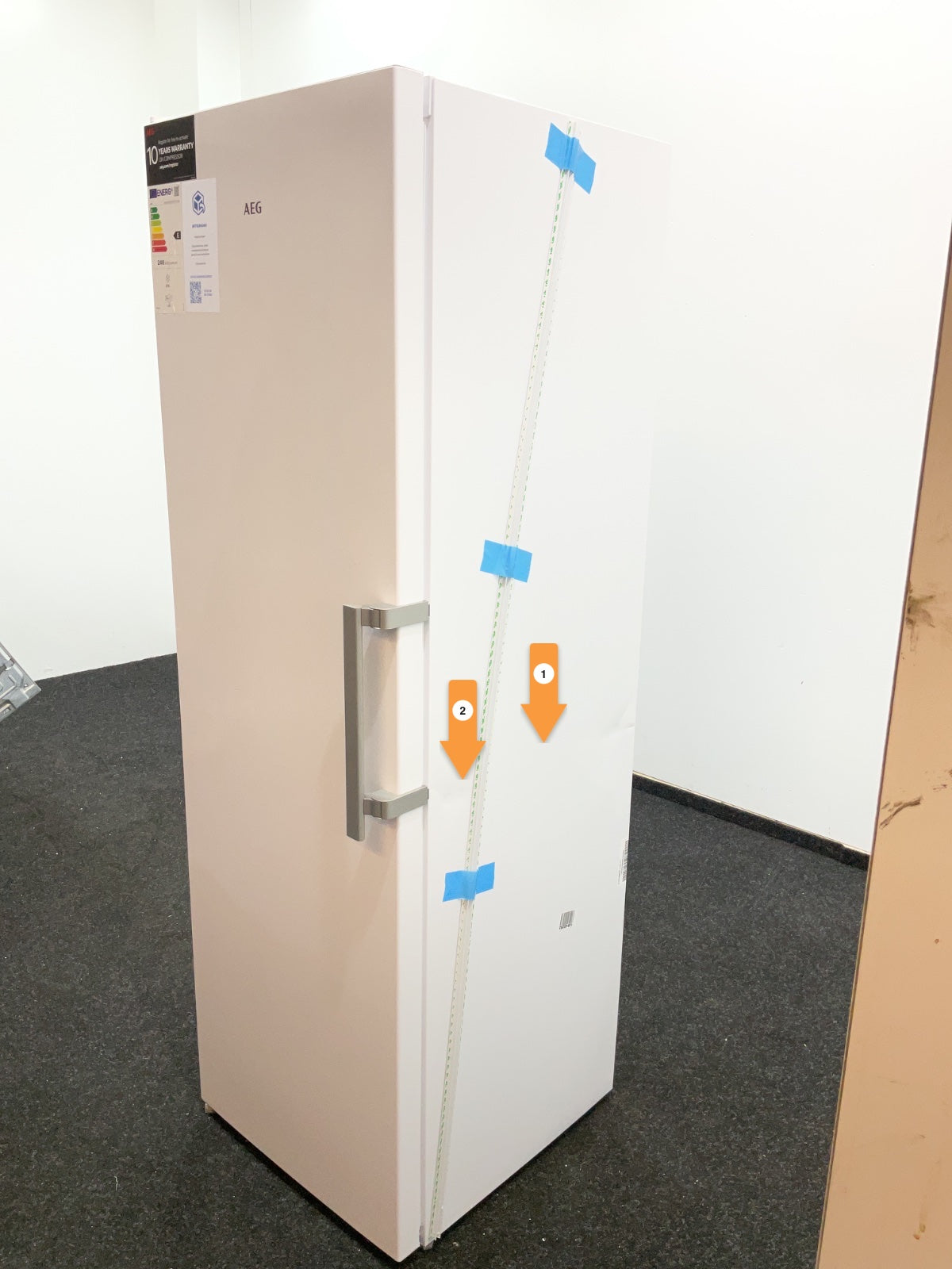 AEG vrieskast OAG7M281EW NoFrost - Vrijstaand - Wit