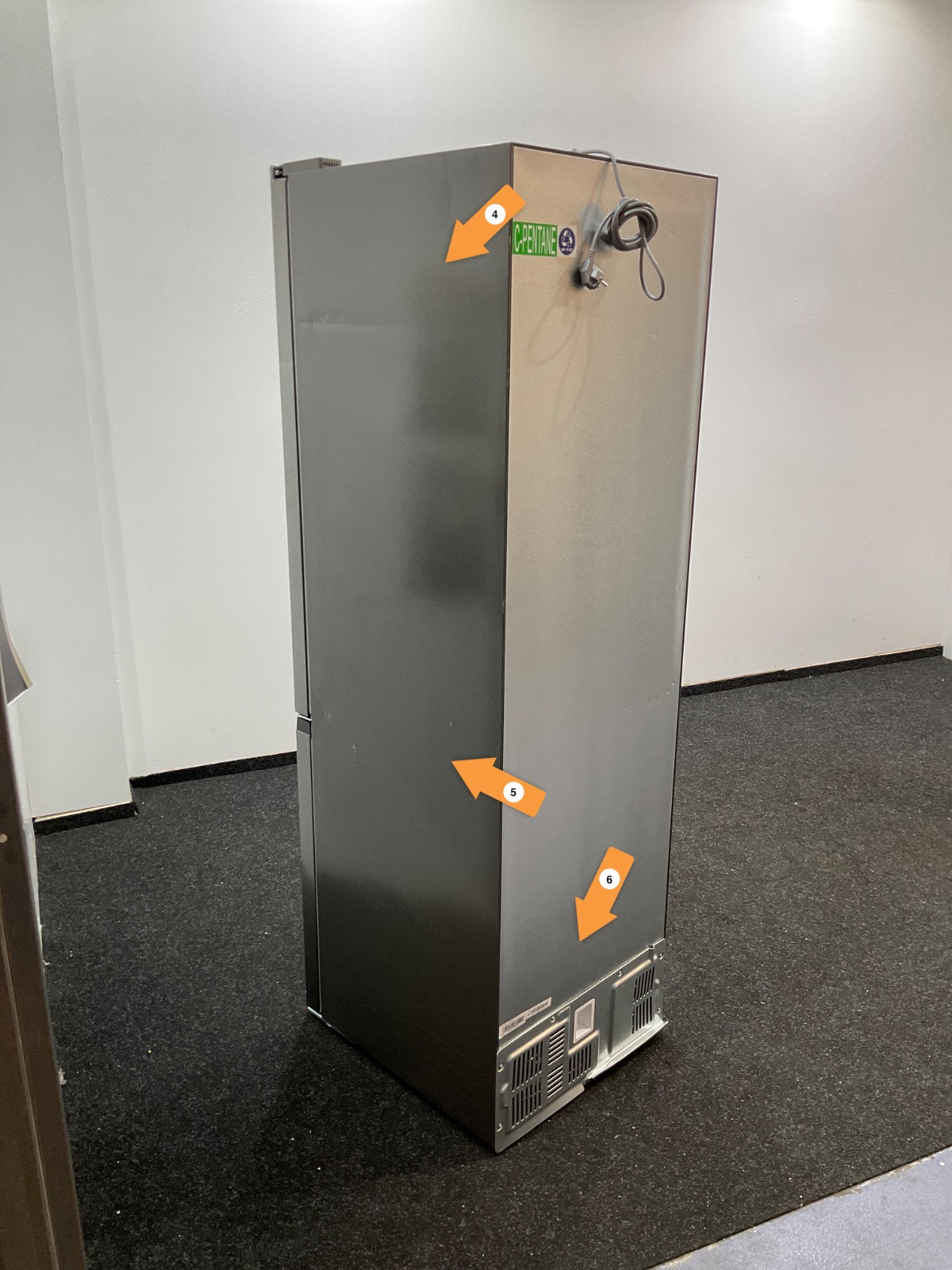 Frilec koelkast BONN388-NFD-040AIN - No Frost - Inox
