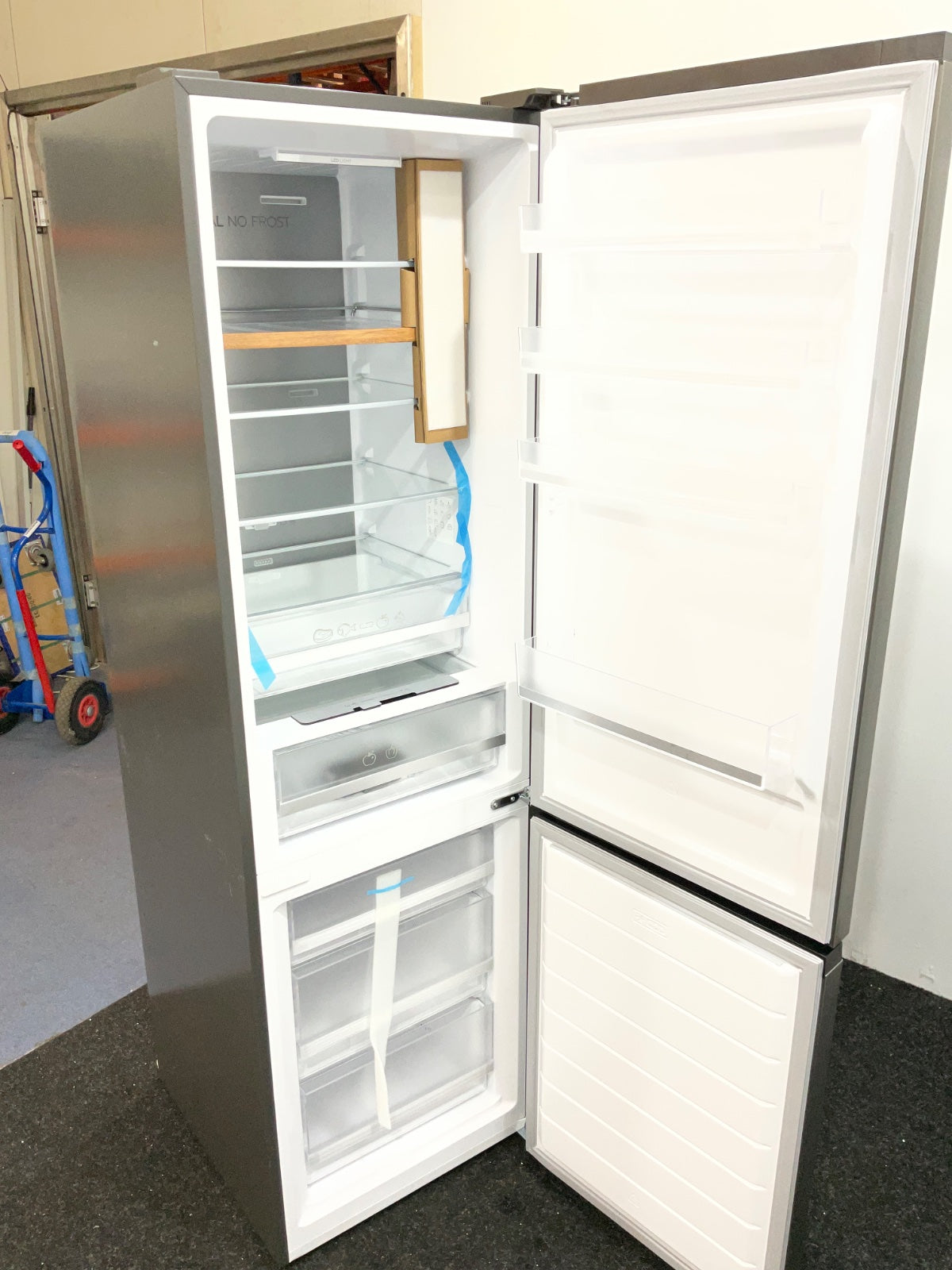 Frilec koelkast BONN388-NFD-040AIN - No Frost - Inox