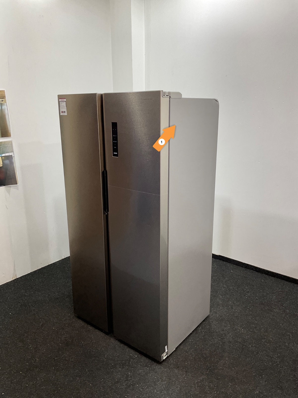 Inventum Amerikaanse koelkast SKV0178R - RVS