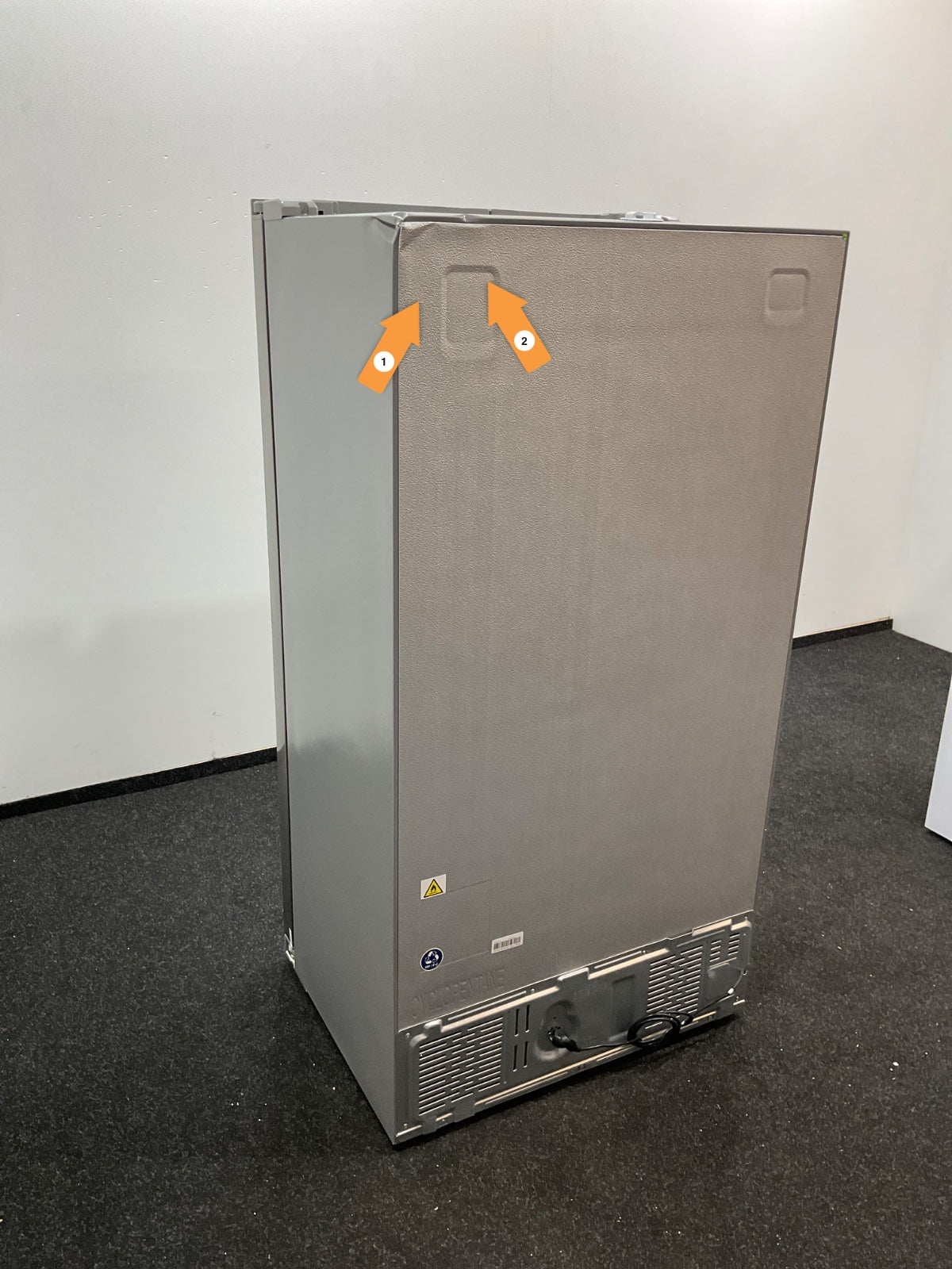 Inventum Amerikaanse koelkast SKV0178R - RVS