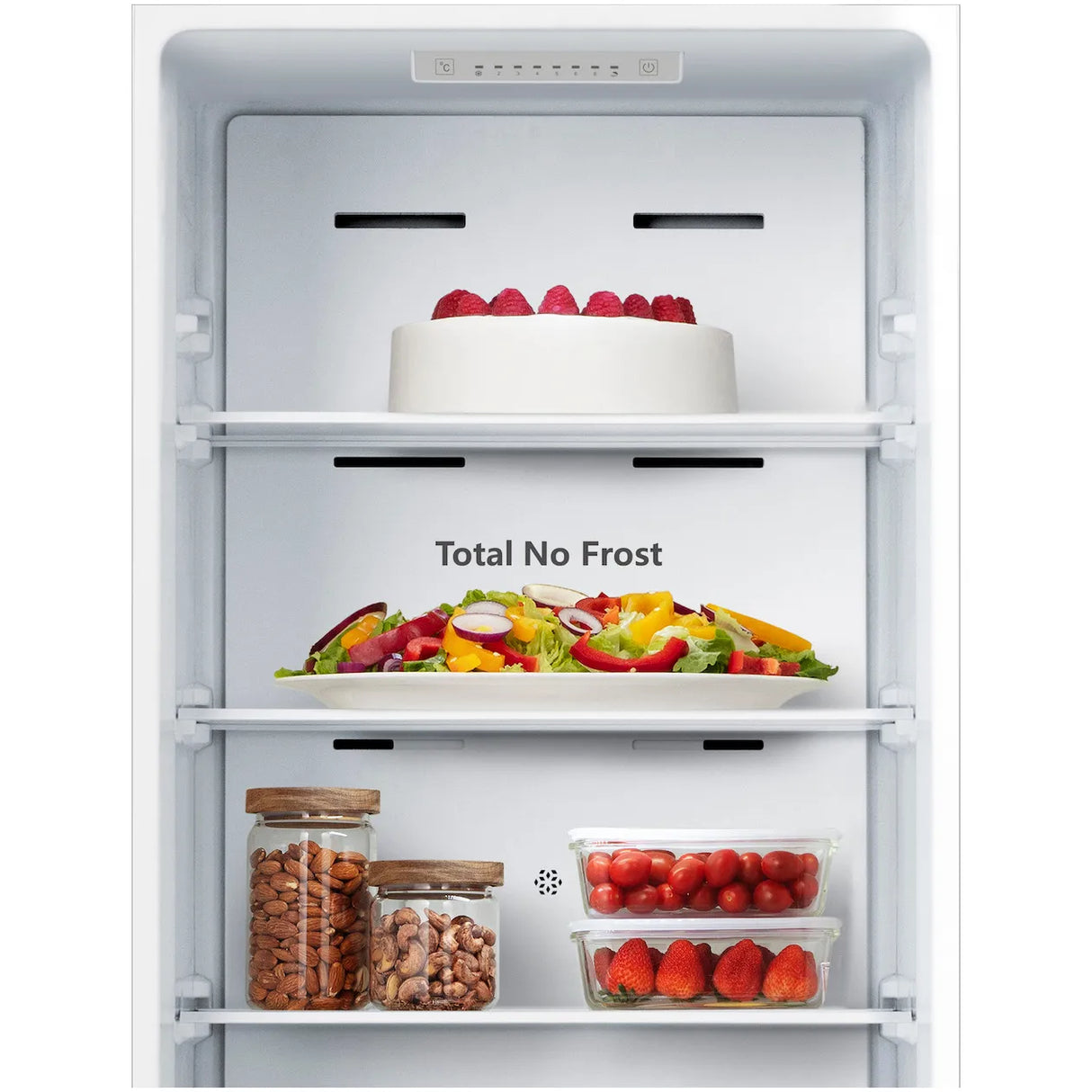 Hisense koelkast RB329N4ACE - RVS - NoFrost