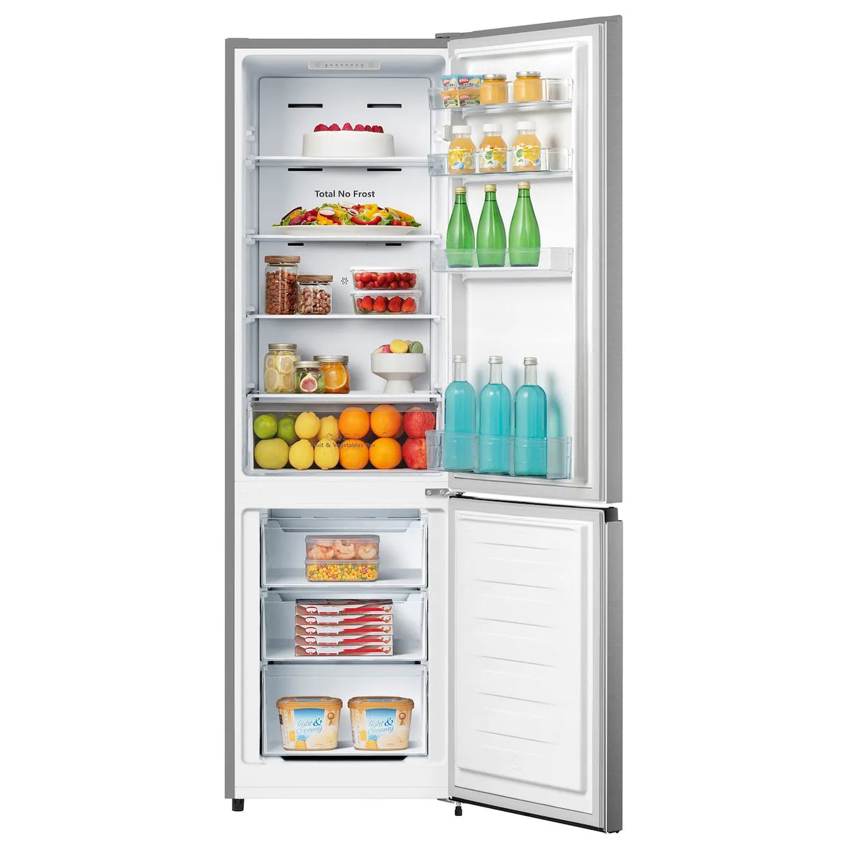 Hisense koelkast RB329N4ACE - RVS - NoFrost