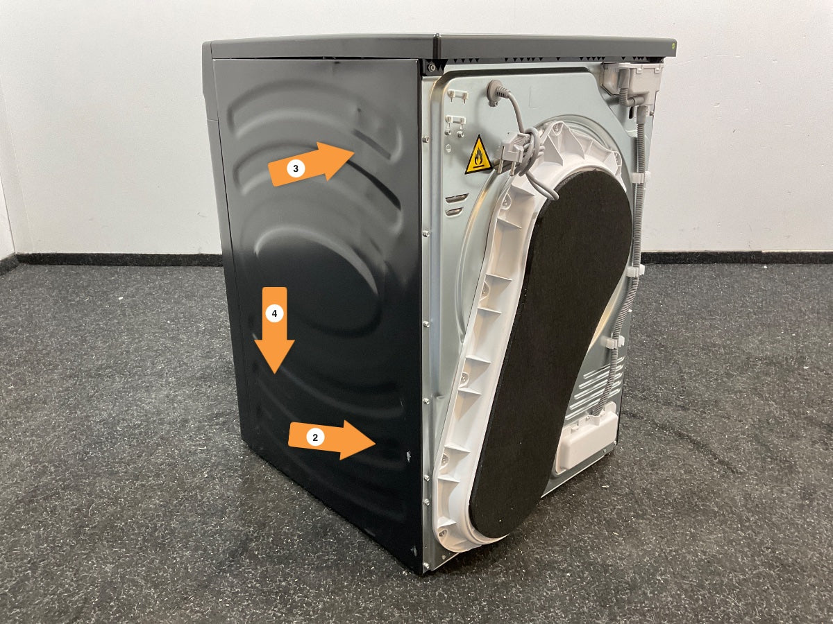 Hisense warmtepompdroger 3S Serie DH3S902BB3 - Zwart