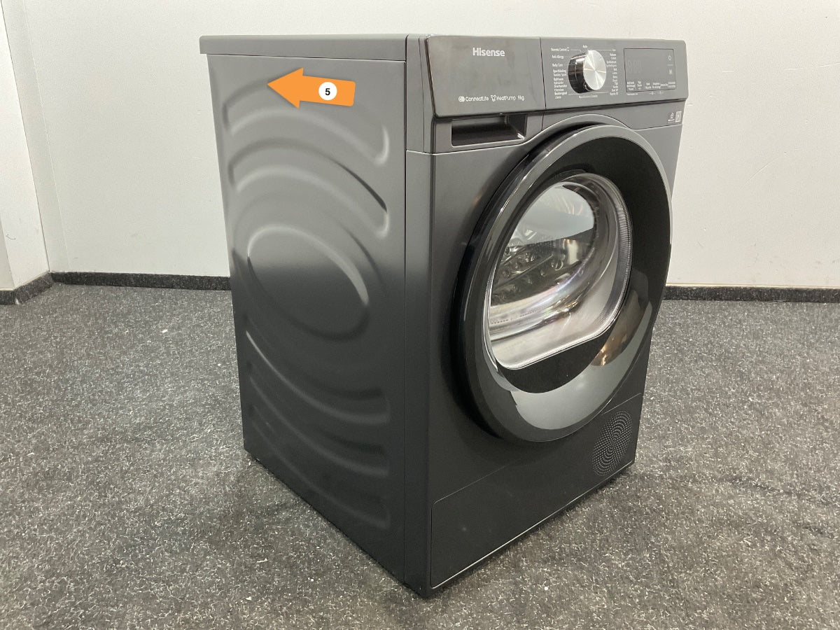 Hisense warmtepompdroger 3S Serie DH3S902BB3 - Zwart