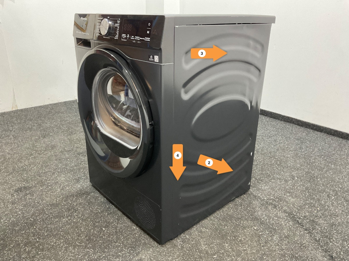 Hisense warmtepompdroger 3S Serie DH3S902BB3 - Zwart