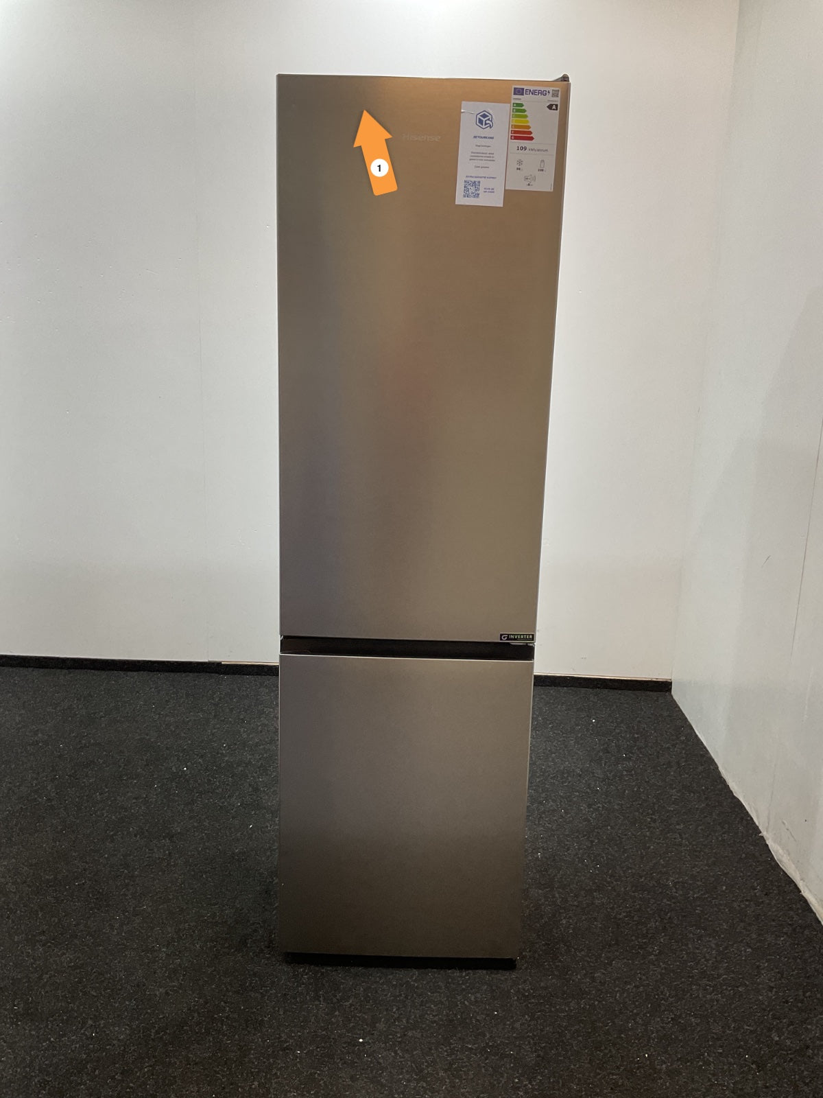Hisense koelkast RB440N4ACA - RVS