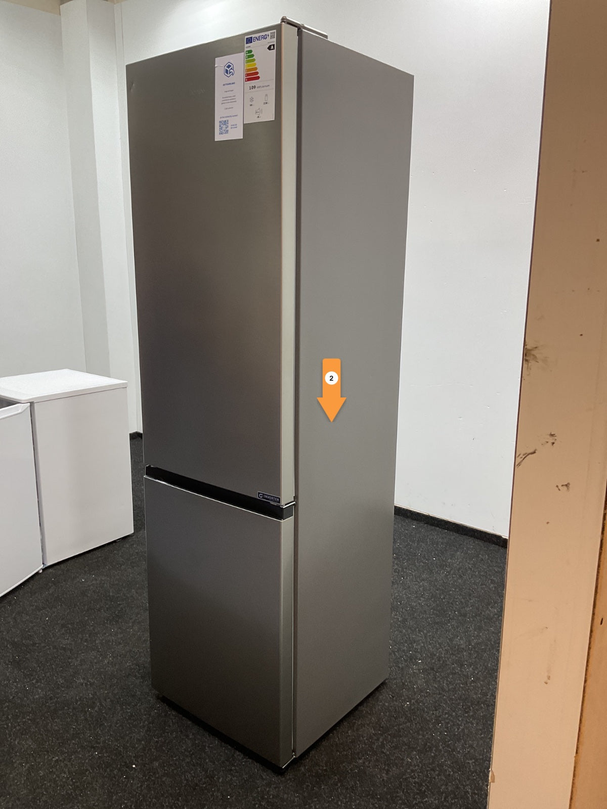 Hisense koelkast RB440N4ACA - RVS