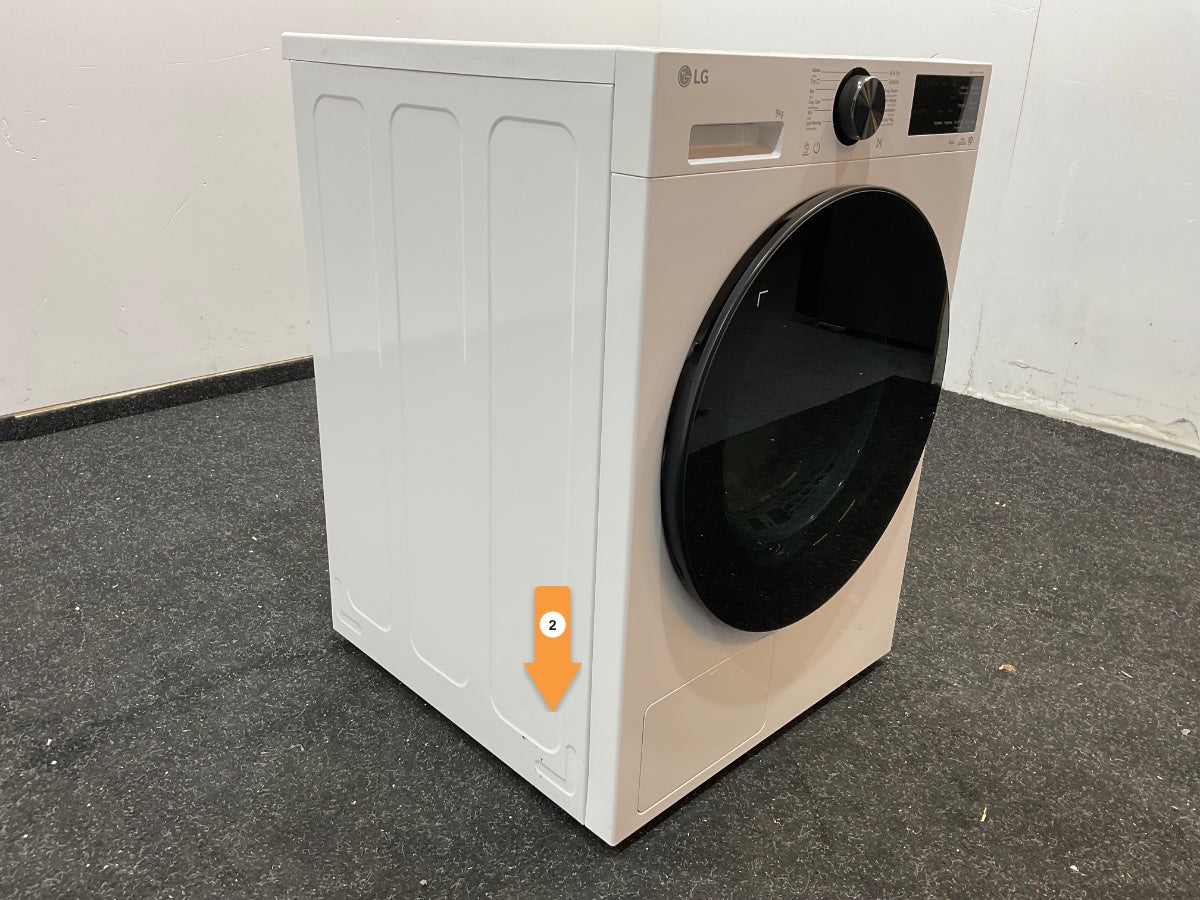 LG warmtepompdroger RHX5009TWB - 9 kg - Wit
